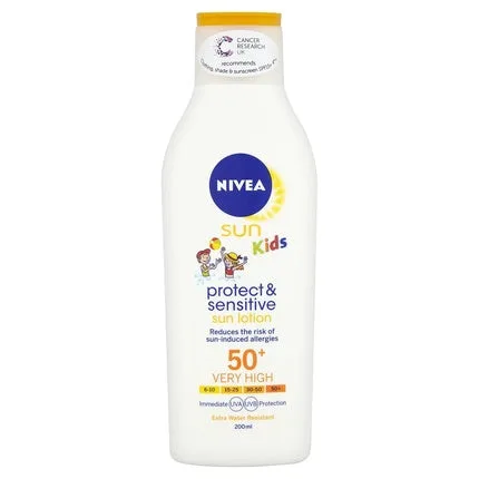 Lotiune protectie solara, Nivea, Kids Protect and Sensitive, 200ml — preț și oferte