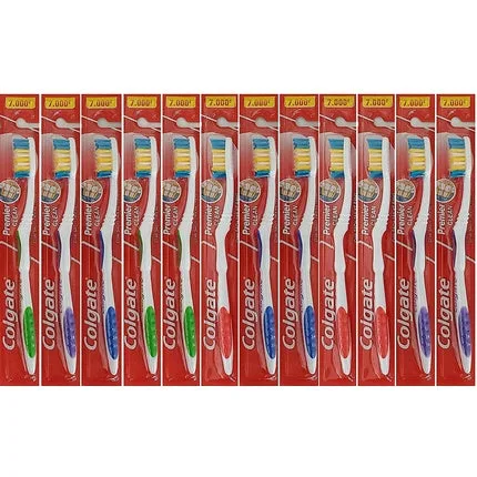 Periuțe de dinți, Colgate, Premier Extra Clean, multicolor, set 12 — preț și oferte