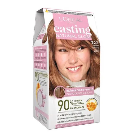 Vopsea de păr L'Oréal Paris Casting Natural Gloss 723 Toffee Blonde, 240 g, fără amoniac — preț și oferte