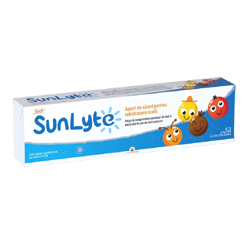 Sun-Lyte saruri de rehidratare, 8 plicuri, Sun Wave Pharma — preț și oferte