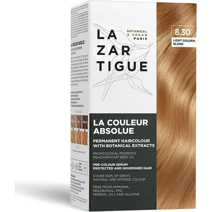 Vopsea Permanentă Păr, Lazartigue, Light Golden Blond 8.30 — preț și oferte