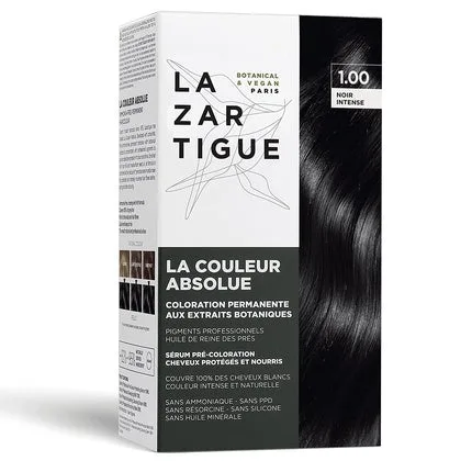 Vopsea permanentă, Jf Lazartigue, Il Colore Assoluto, negru intens — preț și oferte