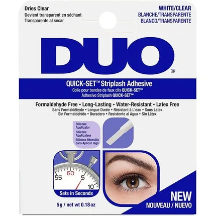 Adeziv gene false, Duo, Quick-Set, transparent — preț și oferte