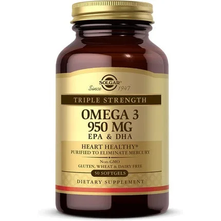Omega 3, Solgar, Triple putere, 50 capsule — preț și oferte