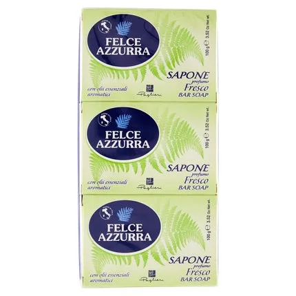Săpun solid, Felce Azzurra, miros proaspăt 100g, set 3 bucăți — preț și oferte