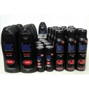 Gel de duș, Bac, Classic, negru