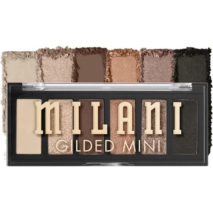 Paletă farduri, Milani, Gilded Mini, nuanțe mate și sidefate — preț și oferte