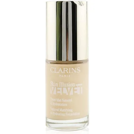 Fond de ten matifiant & hidratant, Clarins Skin Illusion Velvet, 107C Beige, 30ml — preț și oferte