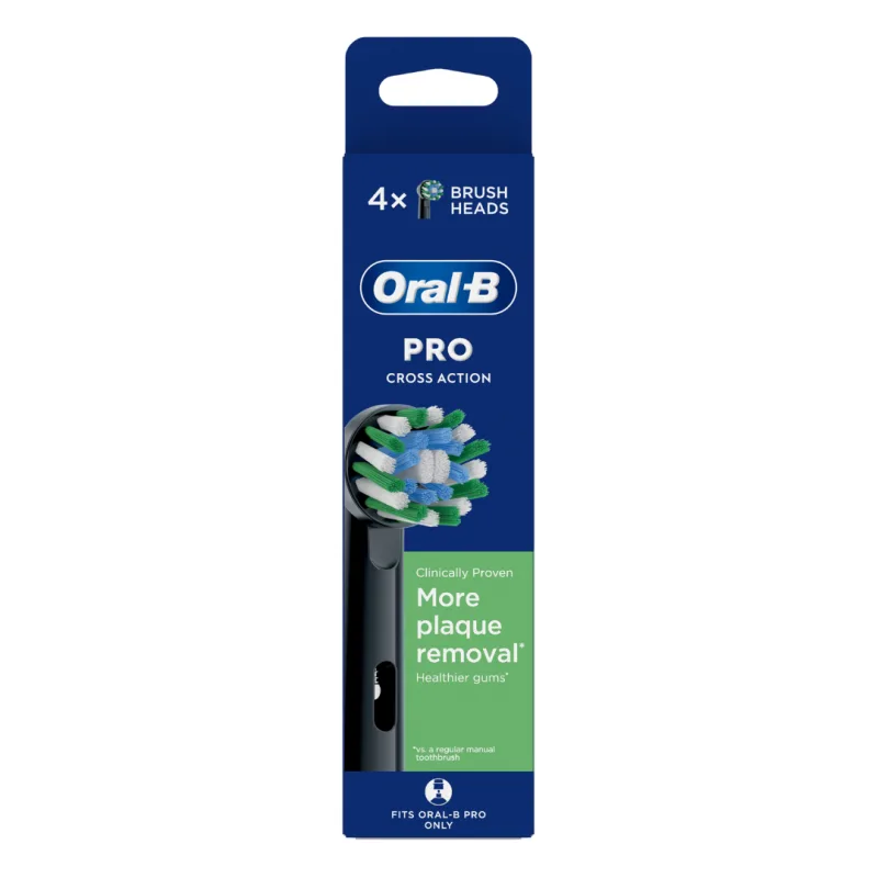 Rezerve periuta de dinti electrica Cross Action Negru, 4 bucati, Oral-B ORAL B — preț și oferte