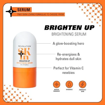 Serum Facial cu Vitamina C, Revolution Skincare, Skin Brighten Up, 30ml — preț și oferte