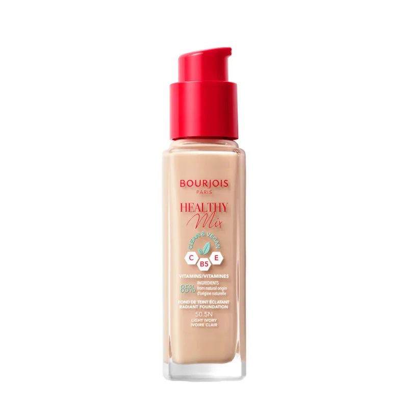 Fond de ten, Bourjois Healthy Mix Clean Vegan No. 50.5, Light Ivory — preț și oferte