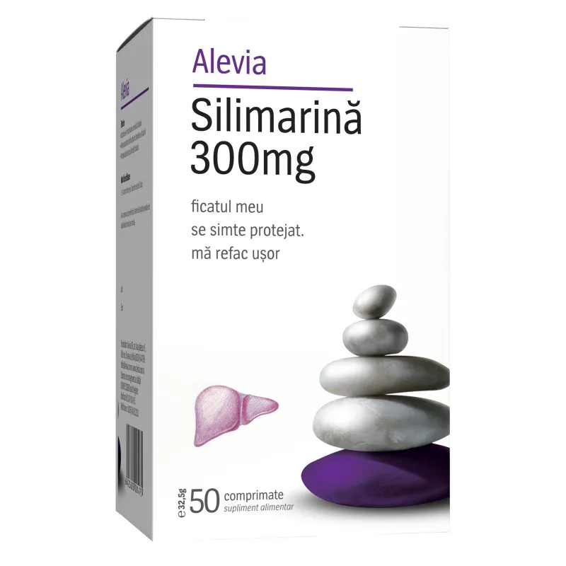 SILIMARINA 300 mg, 50 comprimate, Alevia — preț și oferte