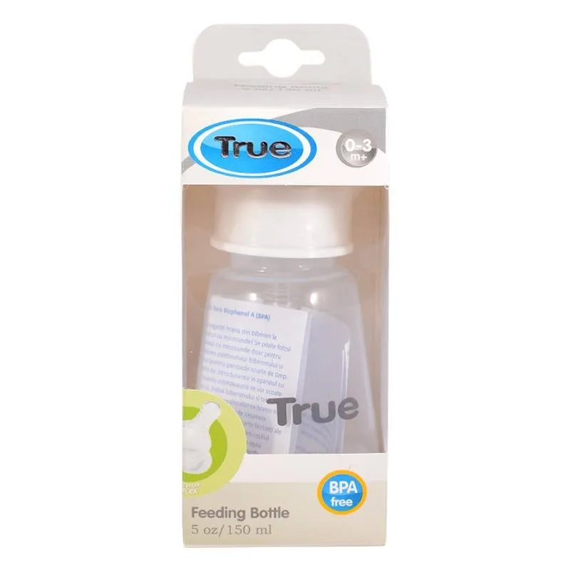 Biberon 150ml cu tetina silicon 0+ si capac lapte TR101-01 ROYAL KING — preț și oferte