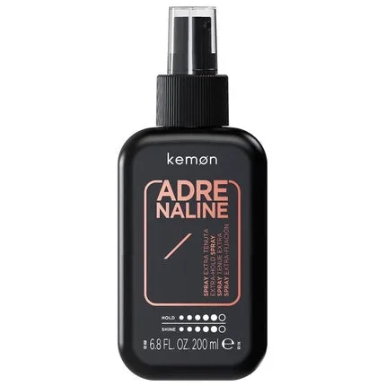 Spray fixare păr Kemon Adrenaline Extra-Hold, 200 ml, negru — preț și oferte