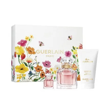 Set Cadou Parfum Guerlain Mon Guerlain, 3 bucăți (parfum 50ml + balsam corp 75ml + parfum mic 3ml) — preț și oferte