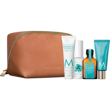 Set îngrijire corp, Moroccanoil, travel, maro — preț și oferte
