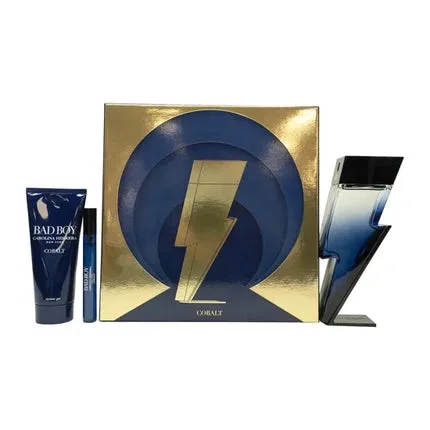 Set Parfum Bad Boy Cobalt, Carolina Herrera, cadou pentru bărbați — preț și oferte