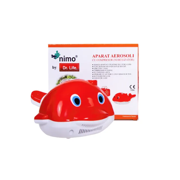 Aparat aerosoli nebulizator cu compresor, delfin Nimo, Dr.Life Dr. Life — preț și oferte