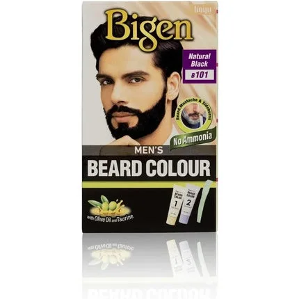 Vopsea barbă, Bigen, B101, negru natural — preț și oferte