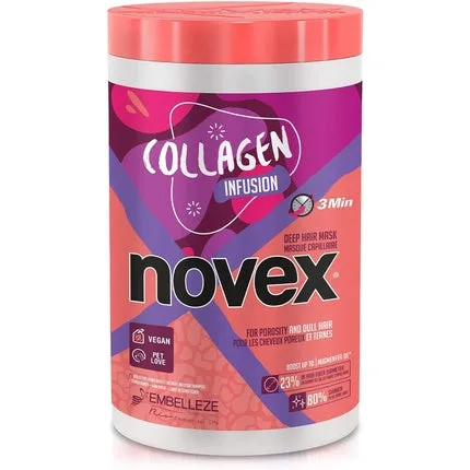 Masca păr Novex, Collagen Infusion, 1000ml, vegan — preț și oferte