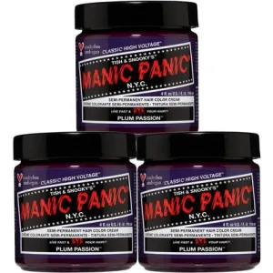 Vopsea semi-permanentă, Manic Panic, Plum Passion, 118 ml