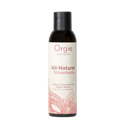 Lubrifiant intim Orgie Natural Waterbased cu arome de căpșuni, 150 ml — preț și oferte