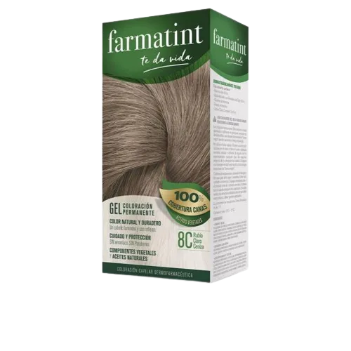 Vopsea de păr, Farmatint, Light Ash Blonde, 8C — preț și oferte