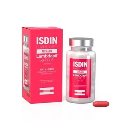 Capsule Anti-Cădere Păr, ISDIN, Lambdapil 5 Alpha Plus, 60 capsule — preț și oferte