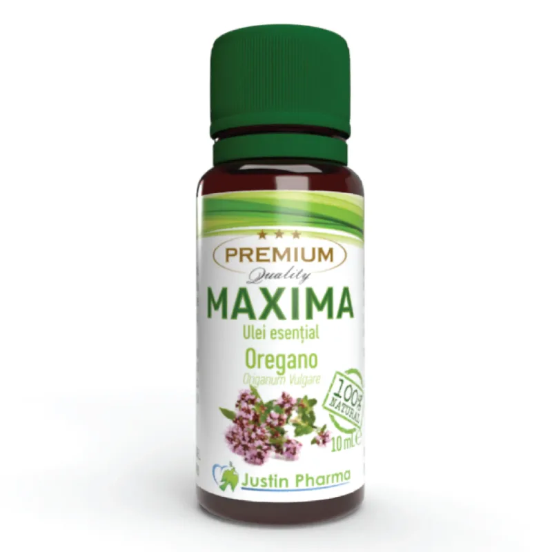 Ulei esential de oregano, uz extern, 10 ml, Justin Pharma — preț și oferte