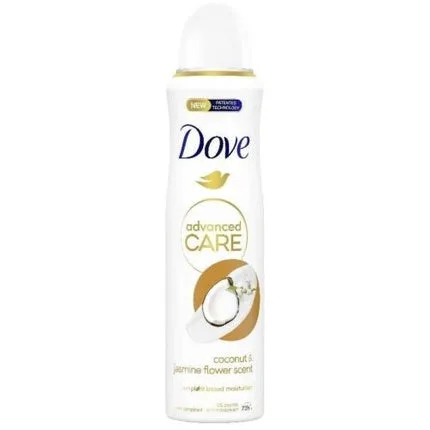 Deodorant spray, Dove, Advanced Care, aromă cocos și flori de iasomie — preț și oferte