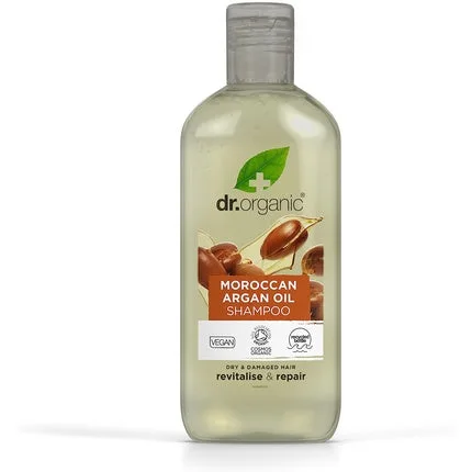 Sampon, Dr Organic, Moroccan Argan Oil, 265ml — preț și oferte