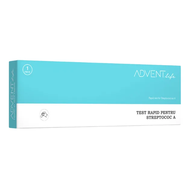 Test rapid Streptococ A, 1 bucata, Advent ADVENT LIFE — preț și oferte