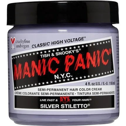 Vopsea de păr, Manic Panic, High Voltage Silver Stiletto, 118ml — preț și oferte