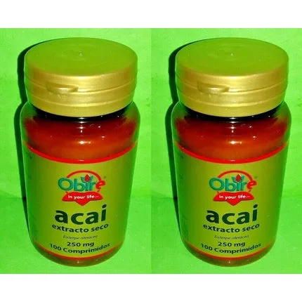 Supliment alimentar, Obire, Acai Extract 250mg, 100 tablete — preț și oferte