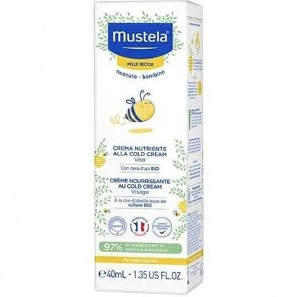 Cremă față, Mustela, Cold Cream, 40 ml, alb — preț și oferte