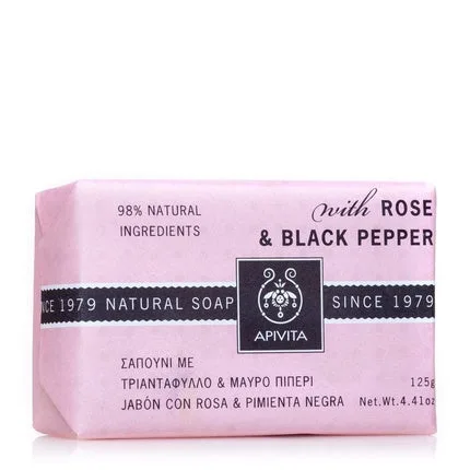 Săpun solid, Apivita, Natural Rose, 125g — preț și oferte