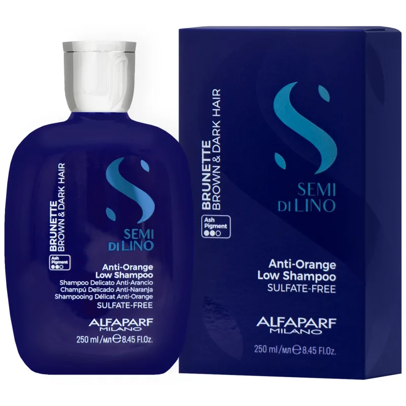 Sampon Alfaparf Milano Semi di Lino Brunette Anti-Orange 250 ml — preț și oferte
