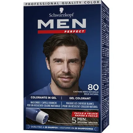 Vopsea păr, Testanera, Men Perfect, negru brun natural — preț și oferte