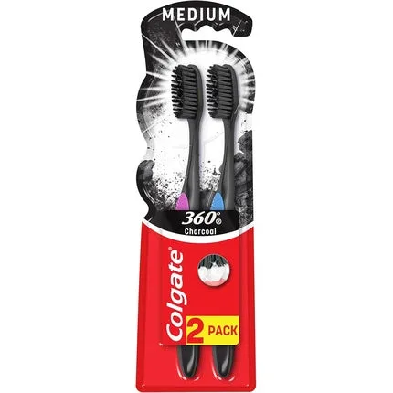 Periuță de dinți, Colgate, 360 Charcoal, negru — preț și oferte