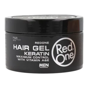 Gel de păr Red One cu Keratină, 400 ml, control maxim, vitamine A și E