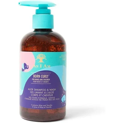 Șampon As I Am Born Curly Aloe, 240ml/8oz, cu pompă — preț și oferte