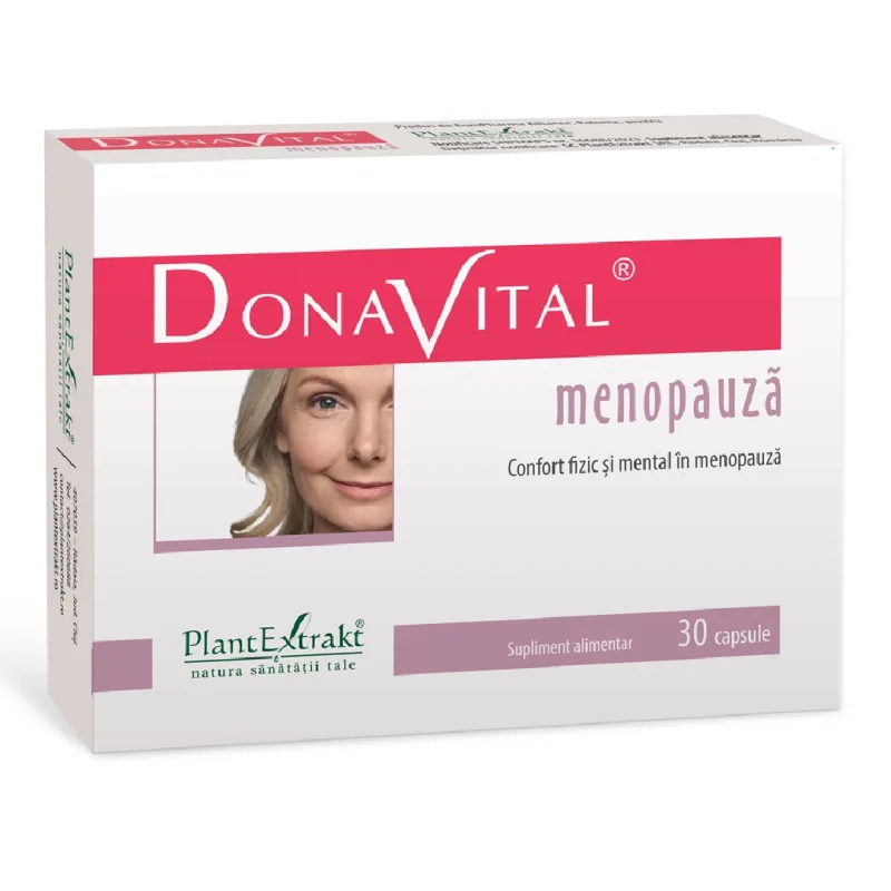 Donavital menopauza, 30 capsule, Plant Extrakt PLANTEXTRAKT — preț și oferte