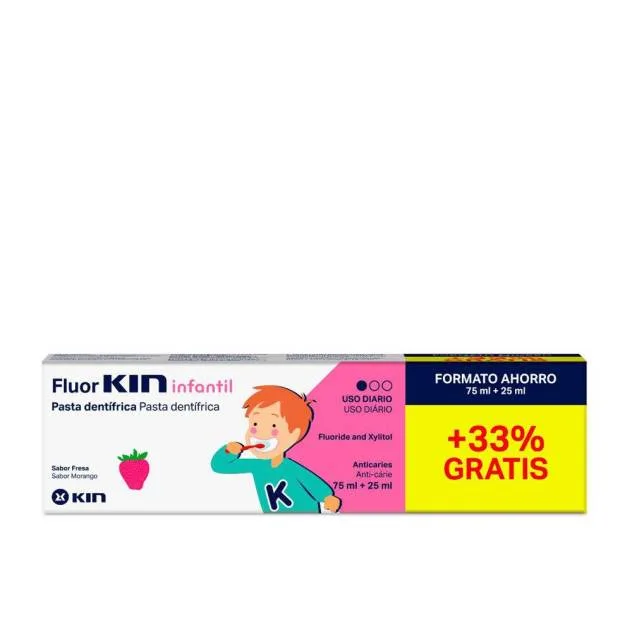 Pastă de dinți copii, Kin, căpșuni, 75ml — preț și oferte