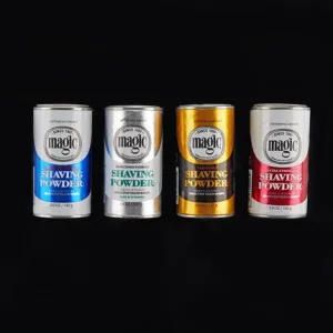 Cremă de bărbierit Magic, pudră parfumată, 165g