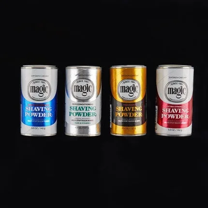 Cremă de bărbierit Magic, pudră parfumată, 165g — preț și oferte