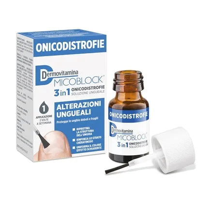 Soluție unghii Pasquali Dermovitamina Micoblok, 7 ml, maro — preț și oferte