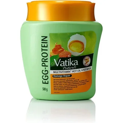 Masca de par, Vatika Naturals, Egg-Protein, verde-portocaliu — preț și oferte