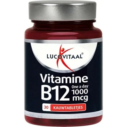 Supliment Vitamina B12, Lucovitaal, 1000 mcg, fructe de pădure — preț și oferte