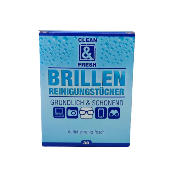 Servetele umede pentru ochelari, 30 bucati, Clean & Fresh CLEAN&FRESH — preț și oferte