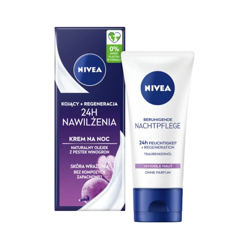Crema de Fata, Nivea, Soothing Night Care, Piele Sensibila — preț și oferte